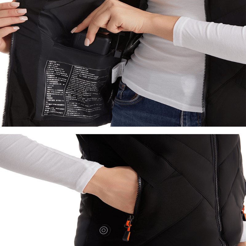 Gilet Chauffant Femme moto | WarmMotion™ - LE PRATIQUE DU MOTARD