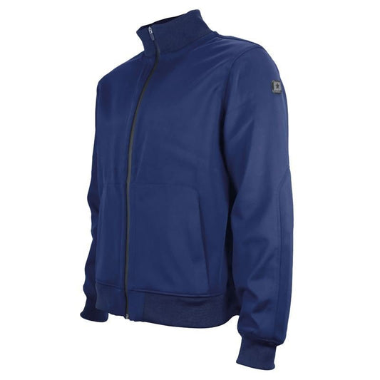 Veste Moto Softshell Laminé Homme Harisson Prelude Bleu CE - LE PRATIQUE DU MOTARD