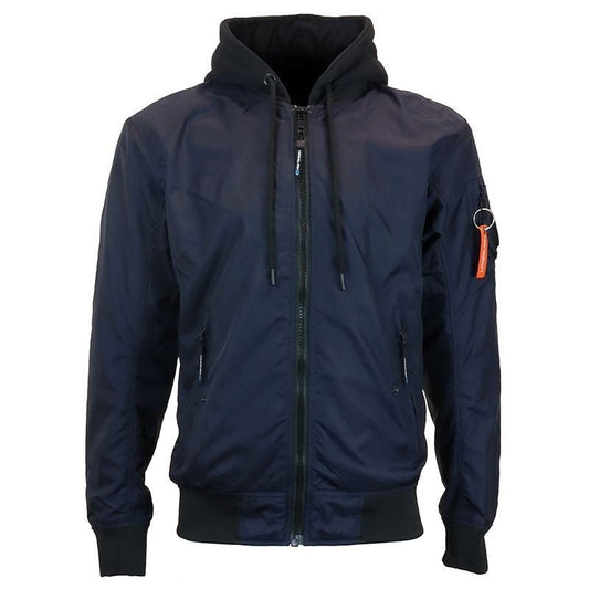 Bombers Moto Maxtex 300d Homme Harisson Maverick Bleu CE - LE PRATIQUE DU MOTARD