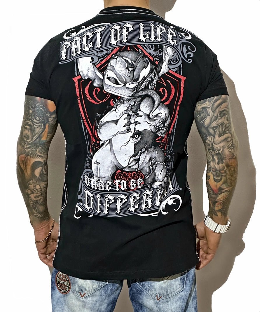 T-shirt Fact of Life Different - LE PRATIQUE DU MOTARD
