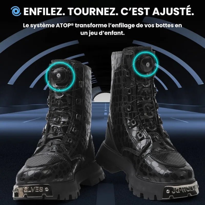 Chaussure moto femme | JG - Wolves MILADY™ - LE PRATIQUE DU MOTARD