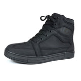 Basket Moto Homme Harisson Branco Full Black — Waterproof Cuir CE - LE PRATIQUE DU MOTARD