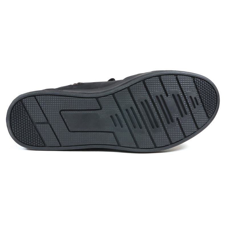 Basket Moto Homme Harisson Branco Full Black — Waterproof Cuir CE - LE PRATIQUE DU MOTARD