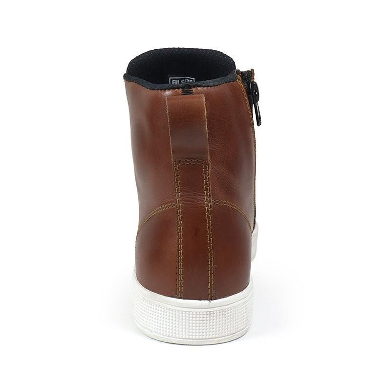 Chaussure Moto Homme Harisson Curtis WP Marron — Waterproof Cuir CE - LE PRATIQUE DU MOTARD