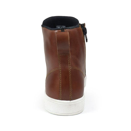 Chaussure Moto Homme Harisson Curtis WP Marron — Waterproof Cuir CE - LE PRATIQUE DU MOTARD