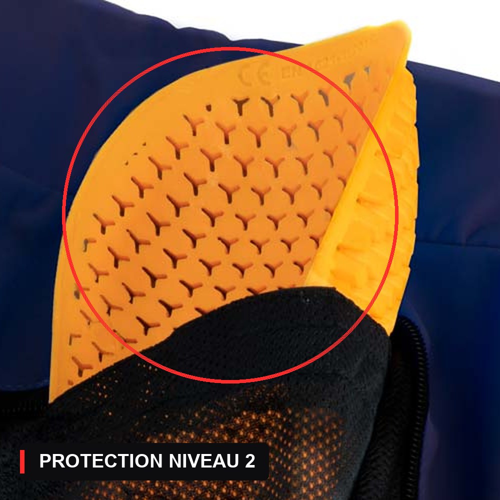 Blouson CIRRUS bleu : protection niveau 2