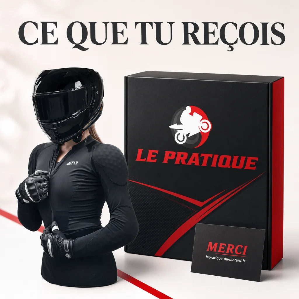 Gilet de protection moto femme | STAR™ : packaging concept (non contractuel)