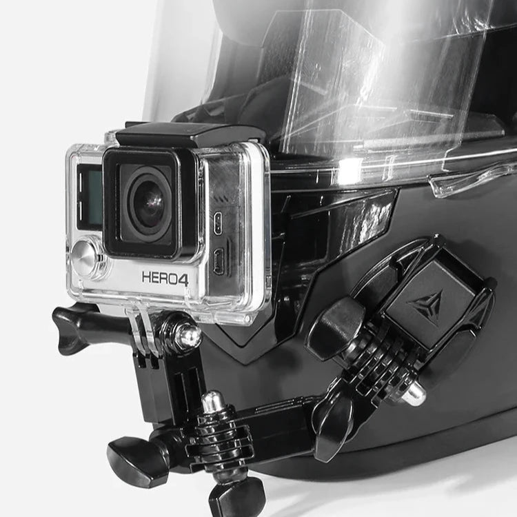 Support Gopro 360° pour Casque Moto – Fixation Rotative et Flexible - LE PRATIQUE DU MOTARD