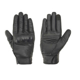 Gants Moto Cuir Été Homme Noir — Coque Invisible CE 1KP
