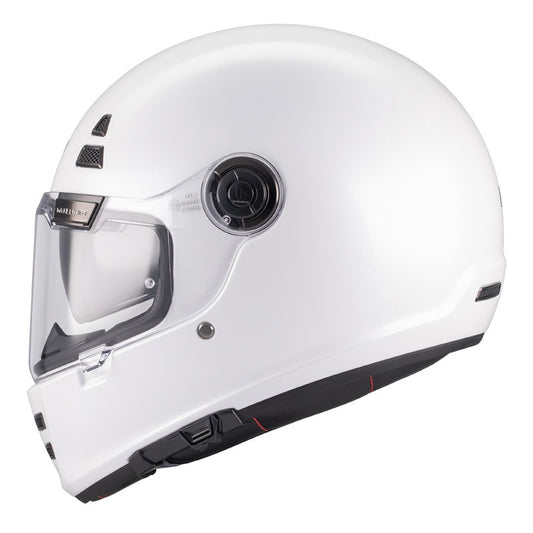 Casque moto Intégral vintage | MT JARAMA BLANC NACRE