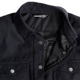 Veste Surchemise Moto Femme Noire — Aramide & Protections CE | VALA™