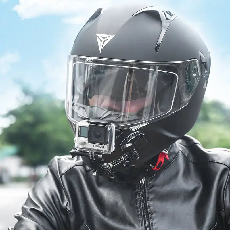 Support Gopro 360° pour Casque Moto – Fixation Rotative et Flexible - LE PRATIQUE DU MOTARD