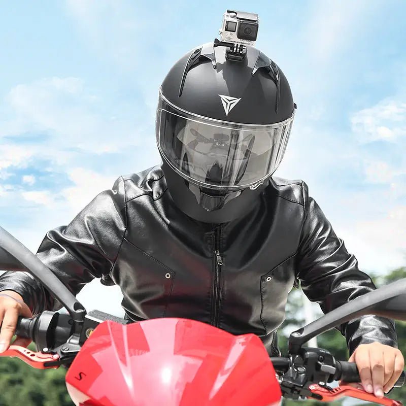 Support Gopro 360° pour Casque Moto – Fixation Rotative et Flexible - LE PRATIQUE DU MOTARD