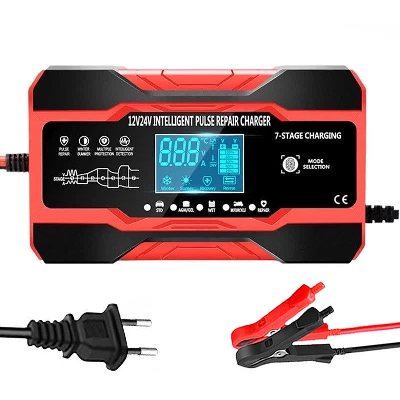 Battery charger for motorcycles and cars 12/24V