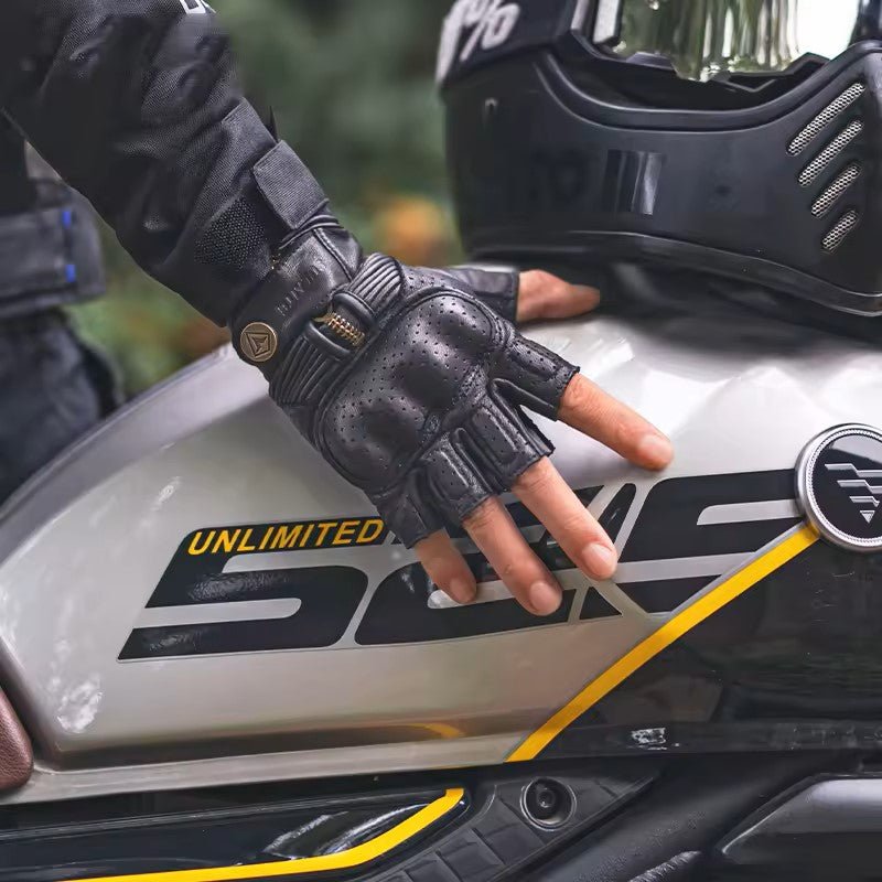 Mitaine moto cuir - LE PRATIQUE DU MOTARD