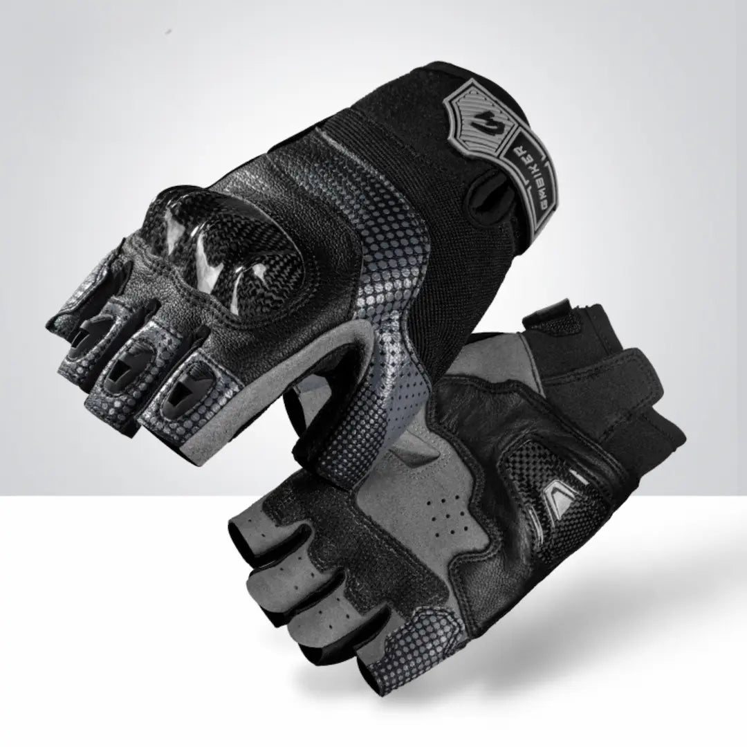 Gants Moto Mitaine Gmbiker | Coque Carbone 3D & Grip Pro - LE PRATIQUE DU MOTARD