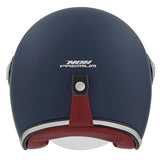 Casque Moto Jet Heritage Bleu Mat | NOX - LE PRATIQUE DU MOTARD