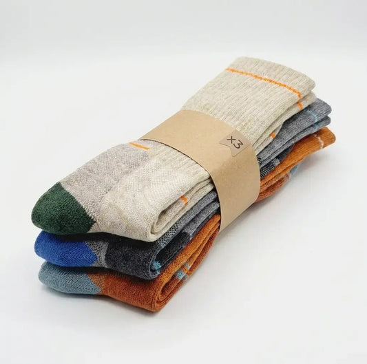 Pack de 3 Chaussettes Moto — Laine Technique, Amorties & Respirantes - LE PRATIQUE DU MOTARD