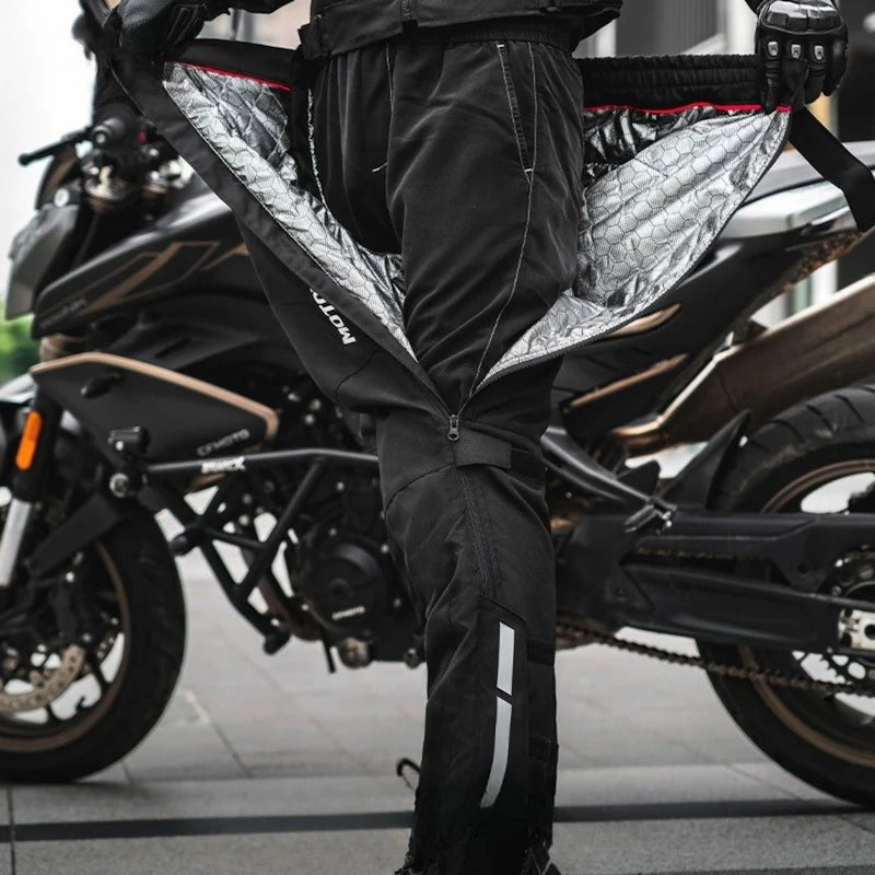 Surpantalon Moto Hiver Chauffant & Étanche | AURORA™ - LE PRATIQUE DU MOTARD