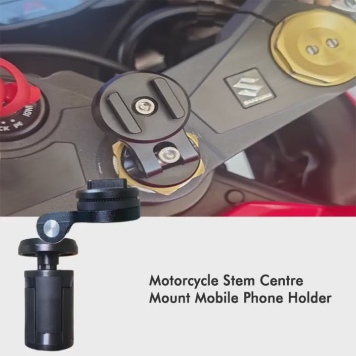 Support telephone fourche moto