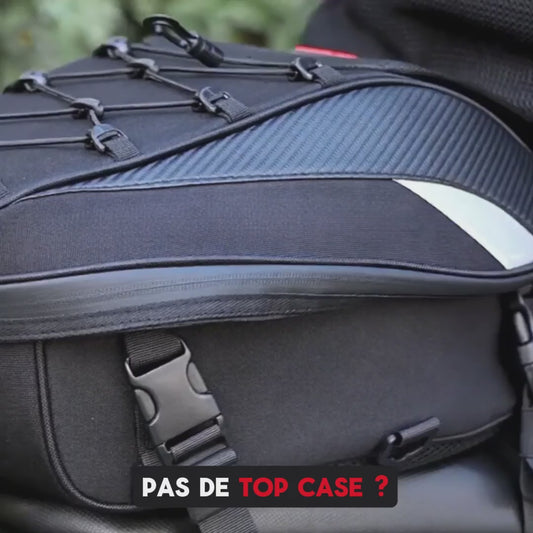 La sacoche EIZOX en vidéo : filet, poches, extension et casque intégral