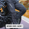 Surpantalon moto femme — zip latéral, étanche, CE2 | BORÉALE™
