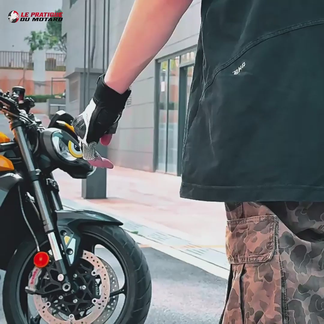 Gants Moto Mitaine  Gmbiker | Coque Carbone 3D & Grip Pro