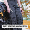 Surpantalon moto hiver femme — chaud et coupe-vent | BORÉALE™