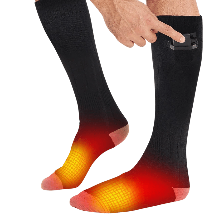 Chaussettes chauffantes rechargeables - WESTSMART - LE PRATIQUE DU MOTARD