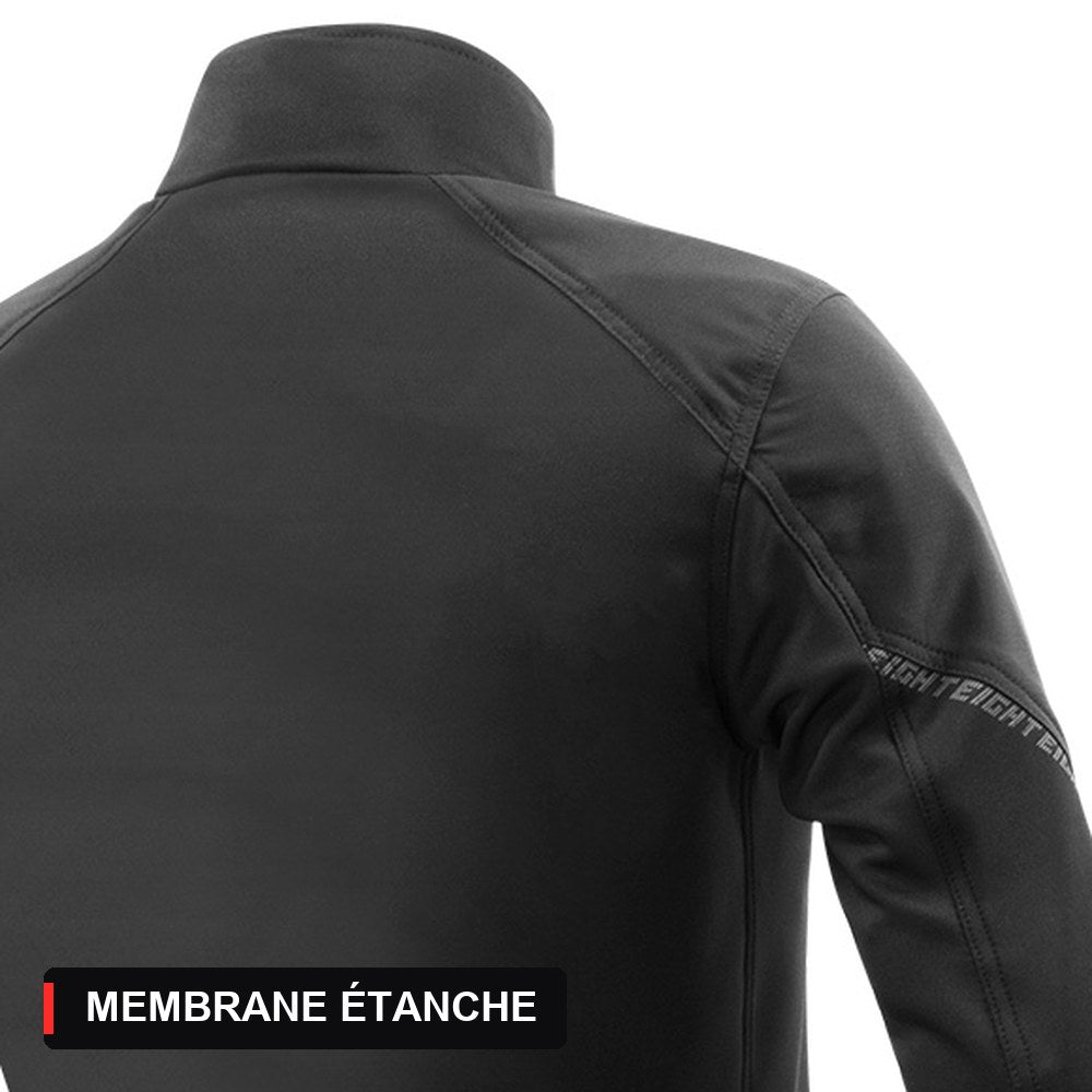 Blouson SQUADRON noir : membrane étanche