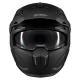 CASQUE TRIAL MT STREETFIGHTER PURE A1 MATT - LE PRATIQUE DU MOTARD