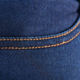 Pantalon Moto Femme Taille Haute Kevlar et Genouillères CE2 | JEGGINGS Indigo SKADI™