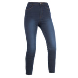 Pantalon Moto Femme Taille Haute Kevlar et Genouillères CE2 | JEGGINGS Indigo SKADI™