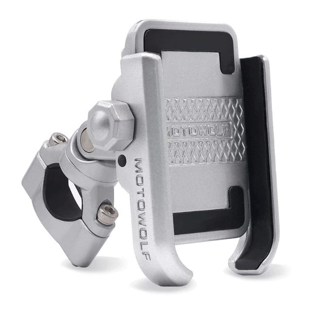 Dimensions du support téléphone moto en aluminium, design sobre et minimaliste
