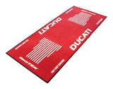 Tapis environnemental moto Ducati 190x80cm pour garage, atelier et paddock