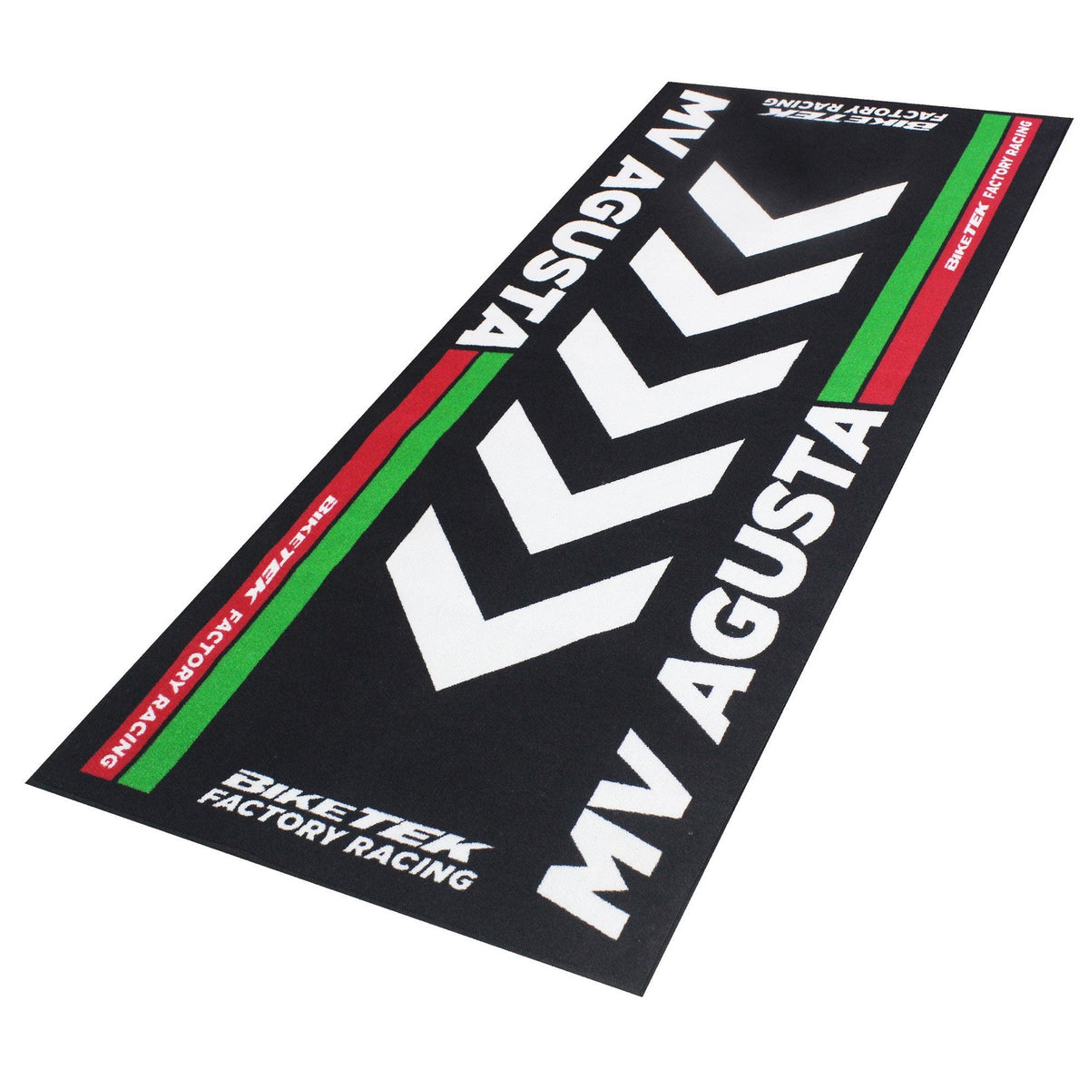 Tapis de Garage Moto MV Agusta | 190x80cm | Biketek Series 4 | Homologué FIM