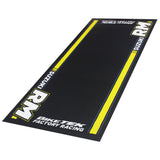 Tapis environnemental moto Suzuki RM 190x80cm pour garage, atelier et paddock