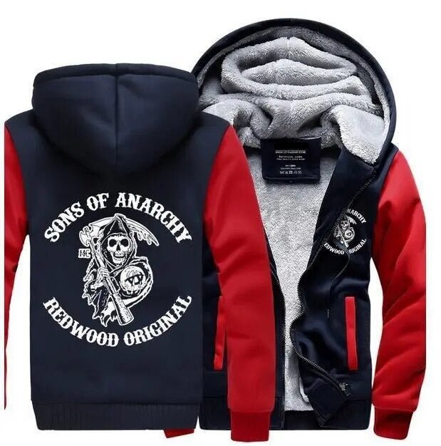 Veste polaire SONS OF ANARCHY - SOLDES - LE PRATIQUE DU MOTARD