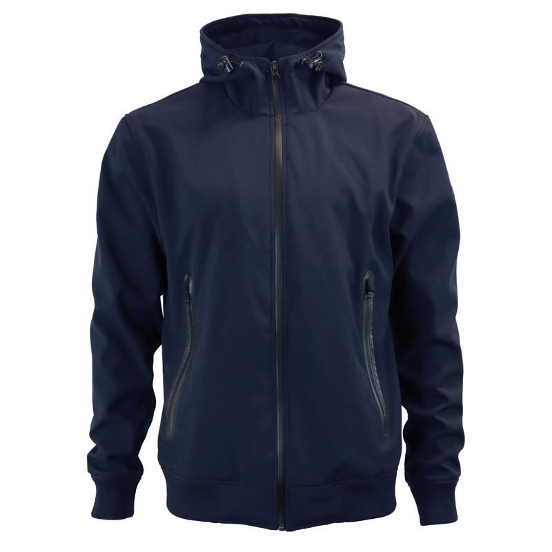 Veste Moto Softshell Léger Homme Harisson Carpenter Bleue CE - LE PRATIQUE DU MOTARD