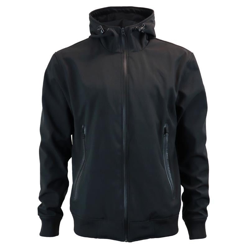 Veste Moto Softshell Léger Homme Harisson Carpenter Noire CE - LE PRATIQUE DU MOTARD