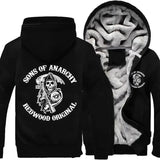 Veste polaire SONS OF ANARCHY - SOLDES - LE PRATIQUE DU MOTARD