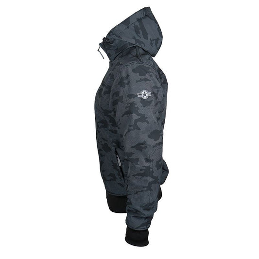 Veste Moto Softshell Homme Harisson Stewart Digit Camo CE - LE PRATIQUE DU MOTARD