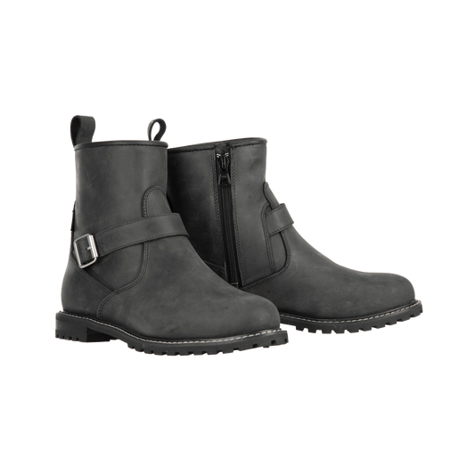 Bottes moto femme cuir Oxford Sofia Gris — imperméables Dry2Dry