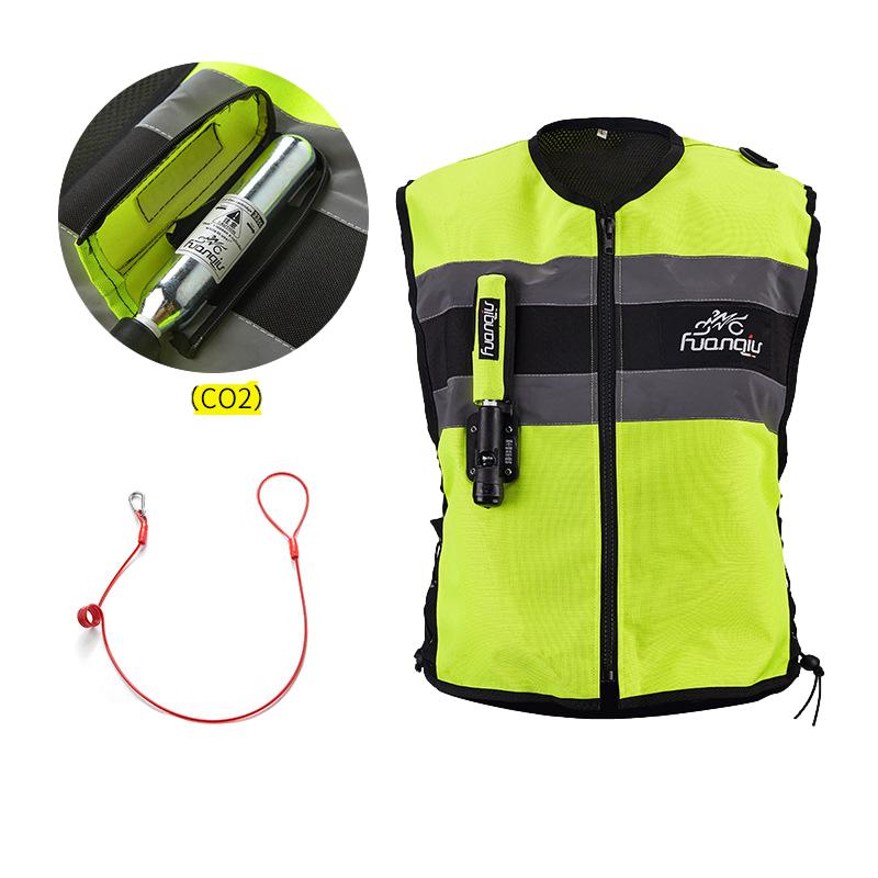 Gilet Airbag Moto | TS4 Jaune - LE PRATIQUE DU MOTARD