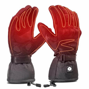 Gants Chauffants Rechargeables – Homologués Moto – Compatibles écran Tactile – Coupe-vent – Pour Vélo, Ski, Travail