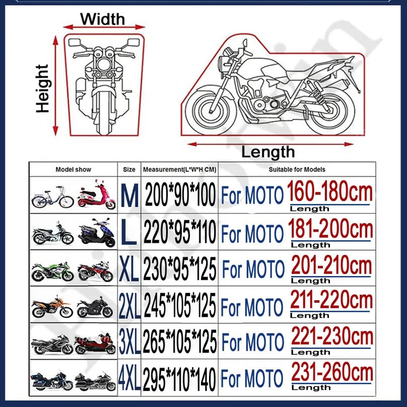 Housse moto extérieur haut de gamme - LE PRATIQUE DU MOTARD