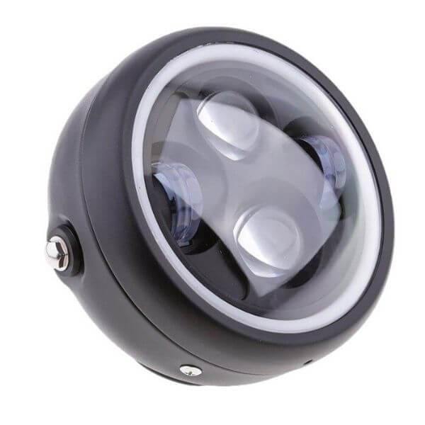 phare moto led rond - LE PRATIQUE DU MOTARD