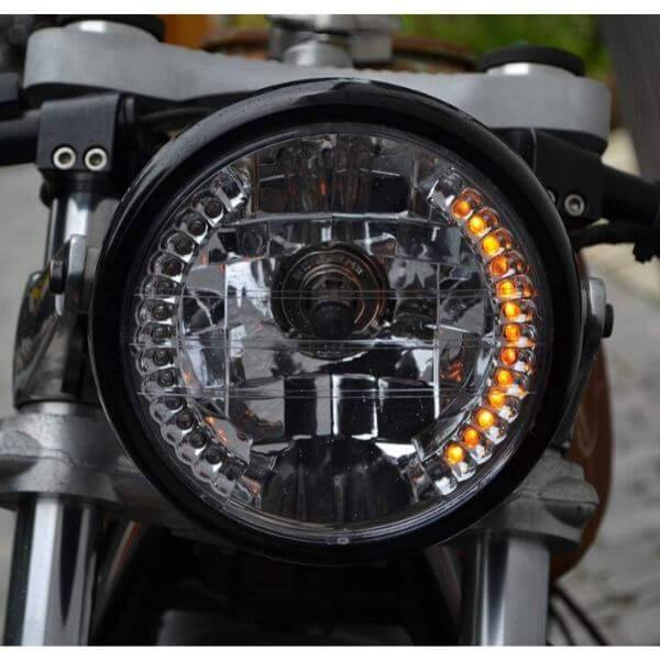 phare led moto avec clignotant intégré - LE PRATIQUE DU MOTARD