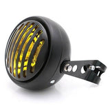 Phare rond moto avec grille - LE PRATIQUE DU MOTARD