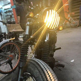 Phare rond moto avec grille - LE PRATIQUE DU MOTARD